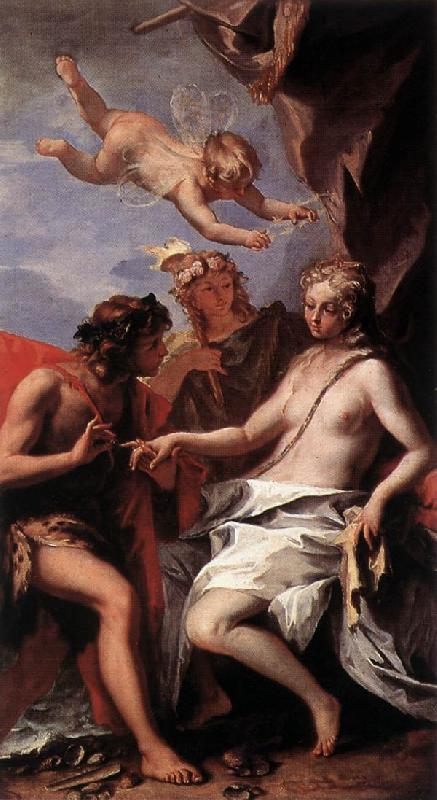 RICCI, Sebastiano Bacchus and Ariadne oil painting picture
